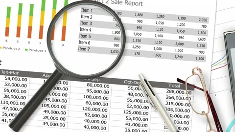 Business and graph Stock Footage 131211807
