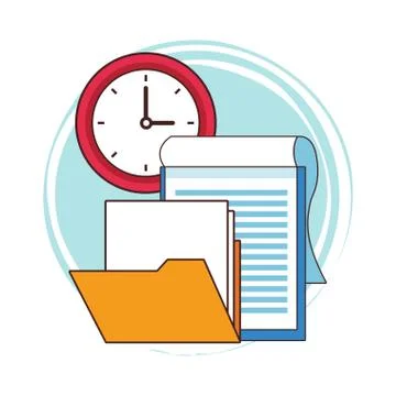 Business and office elements Illustrazione stock