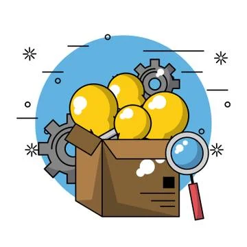 Business and office elements Illustrazione stock