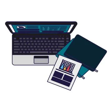 Business and office elements イラスト素材
