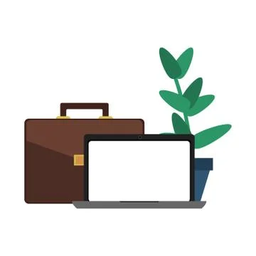 Business and office elements Illustrazione stock