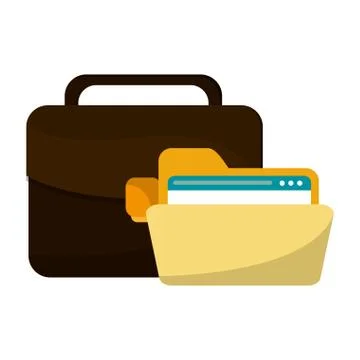 Business and office elements 库存插图