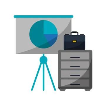 Business and office elements Stock Illustration