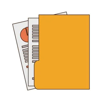 Business and office elements 库存插图
