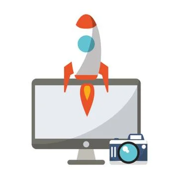 Business and office elements Illustrazione stock