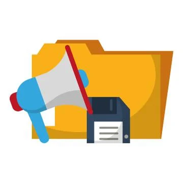 Business and office elements 库存插图
