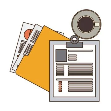 Business and office elements Stock Illustration