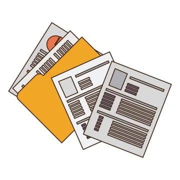 Business and office elements Stockillustratie
