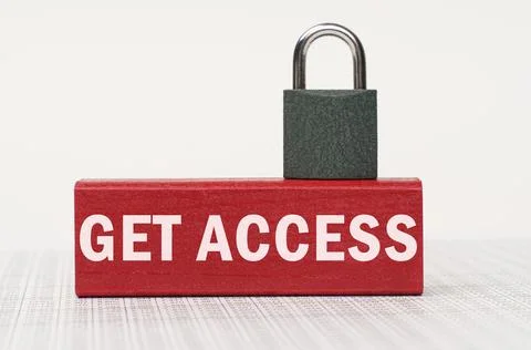 Business and security concept. On the reports there is a red block with the i Foto stock