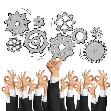 Business and teamwork concept Stock Photos