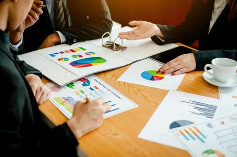 Business and teamwork Unity in work Meeting Of successful businesspeople Stock Photos
