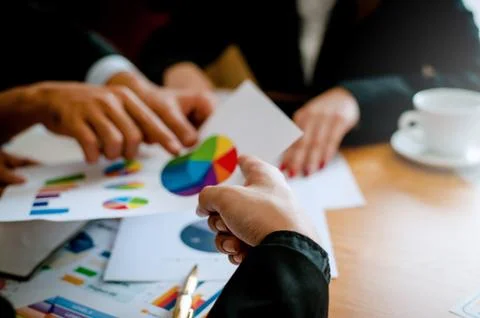 Business and teamwork Unity in work Meeting Of successful businesspeople Stock Photos