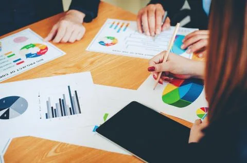 Business and teamwork Unity in work Meeting Of successful businesspeople Foto stock