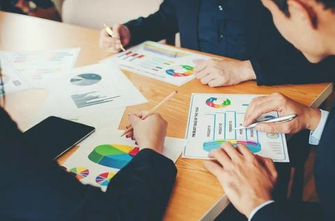 Business and teamwork Unity in work Meeting Of successful businesspeople Foto stock