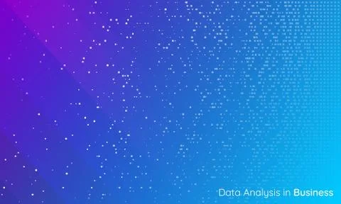 Business and technology background. Big data sorting. Chaos to order. Predictive Illustrazione stock