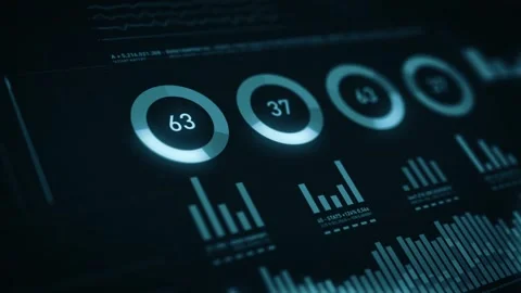 Business And Technology Digital Screen Background 库存影片 329969069