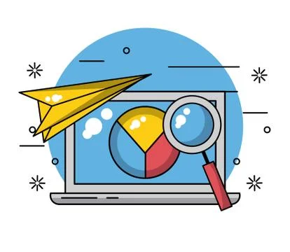 Business and technology Stock Illustration