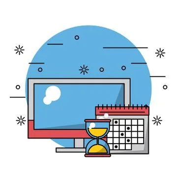 Business and technology イラスト素材