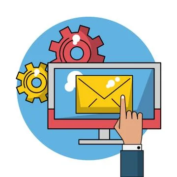 Business and technology イラスト素材