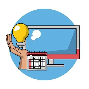Business and technology イラスト素材