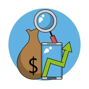 Business and technology Stock Illustration