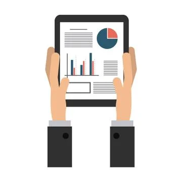 Business and technology 스톡 일러스트