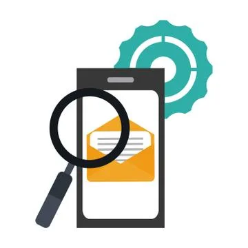 Business and technology Stock Illustration