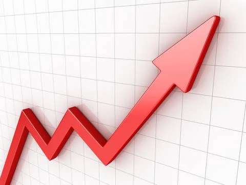 Business Arrow Graph Stock Photos