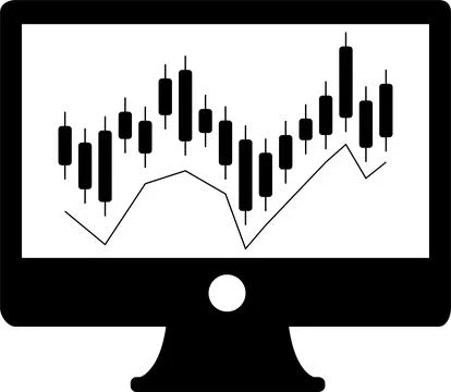 Business arrow growth graph chart of stock market investment trading Stock Illustration