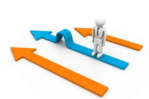 Business arrow Stock Illustration
