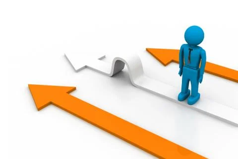 Business arrow Stock Illustration