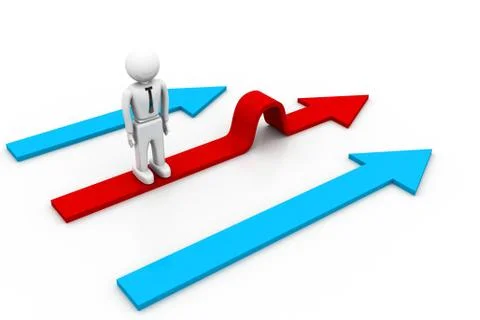 Business arrow Stock Illustration