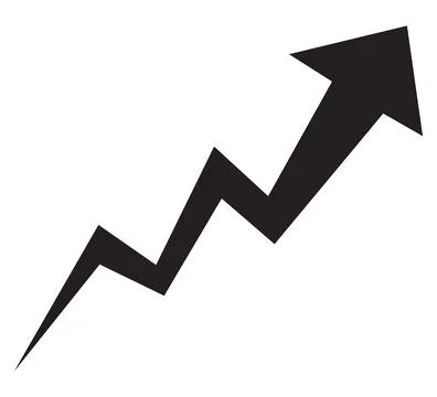 Business up arrow vector design Stock Illustration