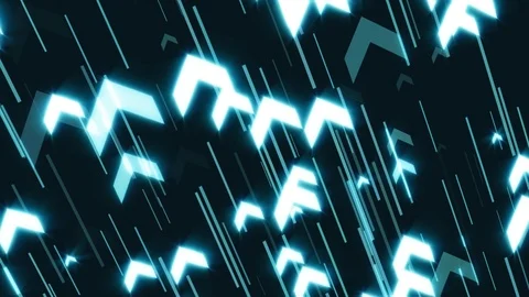 Business Arrows Technology Slow Motion Background Clip Video stock 112248068