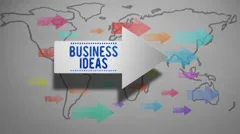 Business arrows with vectors Stock After Effects