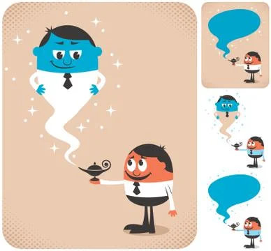 Business Assistant 2 Stock Illustration