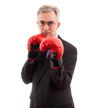 Business attack Stock Photos