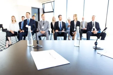 Business audience at training Stock Photos
