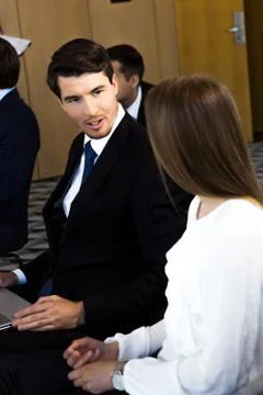 Business audience at training Stock Photos