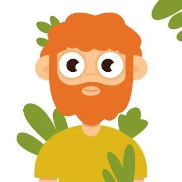 Business avatars, Cartoon, Expression vector flat eps10 Stock Illustration