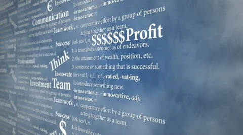 Business background animation Stock Footage 20589937