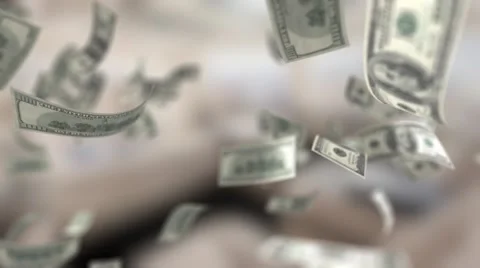 Business Background With a Falling Dollars Video stock 68762442