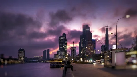 Business background high technology financial office skyscraper building view Stock Footage 102498796