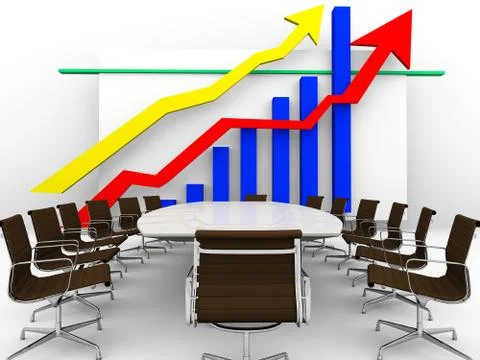 Business background Stock Illustration