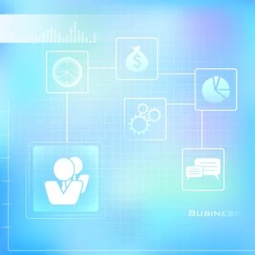 Business Background Stock Illustration