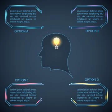 Business background Illustrazione stock