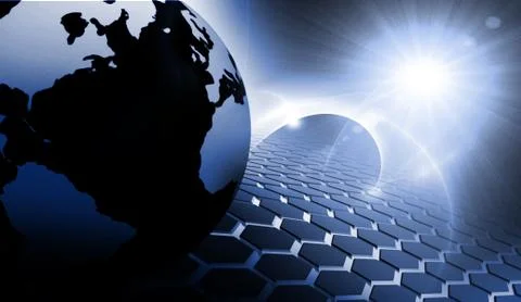 Business background Illustrazione stock