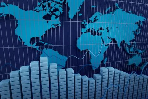 Business background Stock Illustration