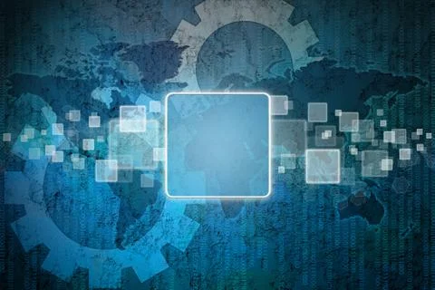 Business background screen interface 库存插图