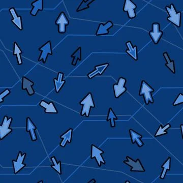 Business background - seamless arrows texture Stock Illustration
